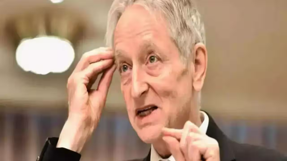 Source-supplied image for: Father of AI Geoffrey Hinton bets on Canada in tariff war with US