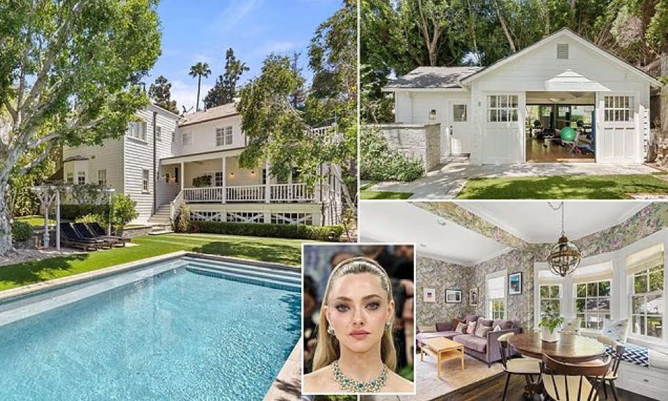 Source-supplied image for: Amanda Seyfried says farewell to Los Angeles and puts her idyllic Hollywood Hills pad on the market for $3.2million