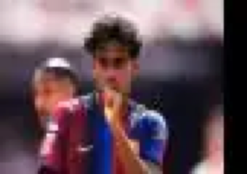 Source-supplied image for: Lamine Yamal hits brace as Barcelona seal fourth straight La Liga win